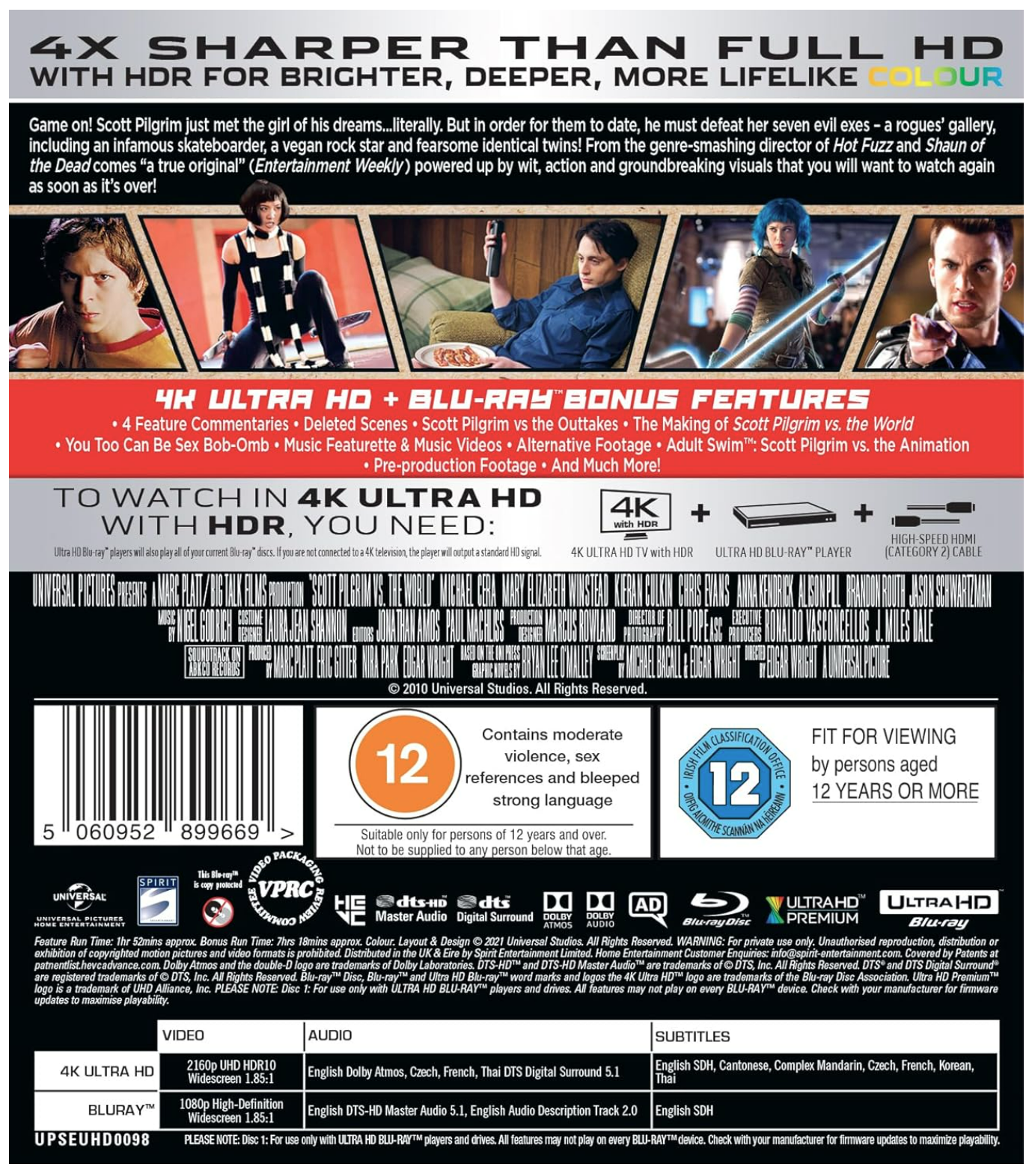 Scott Pilgrim vs. the World - 4K Ultra HD