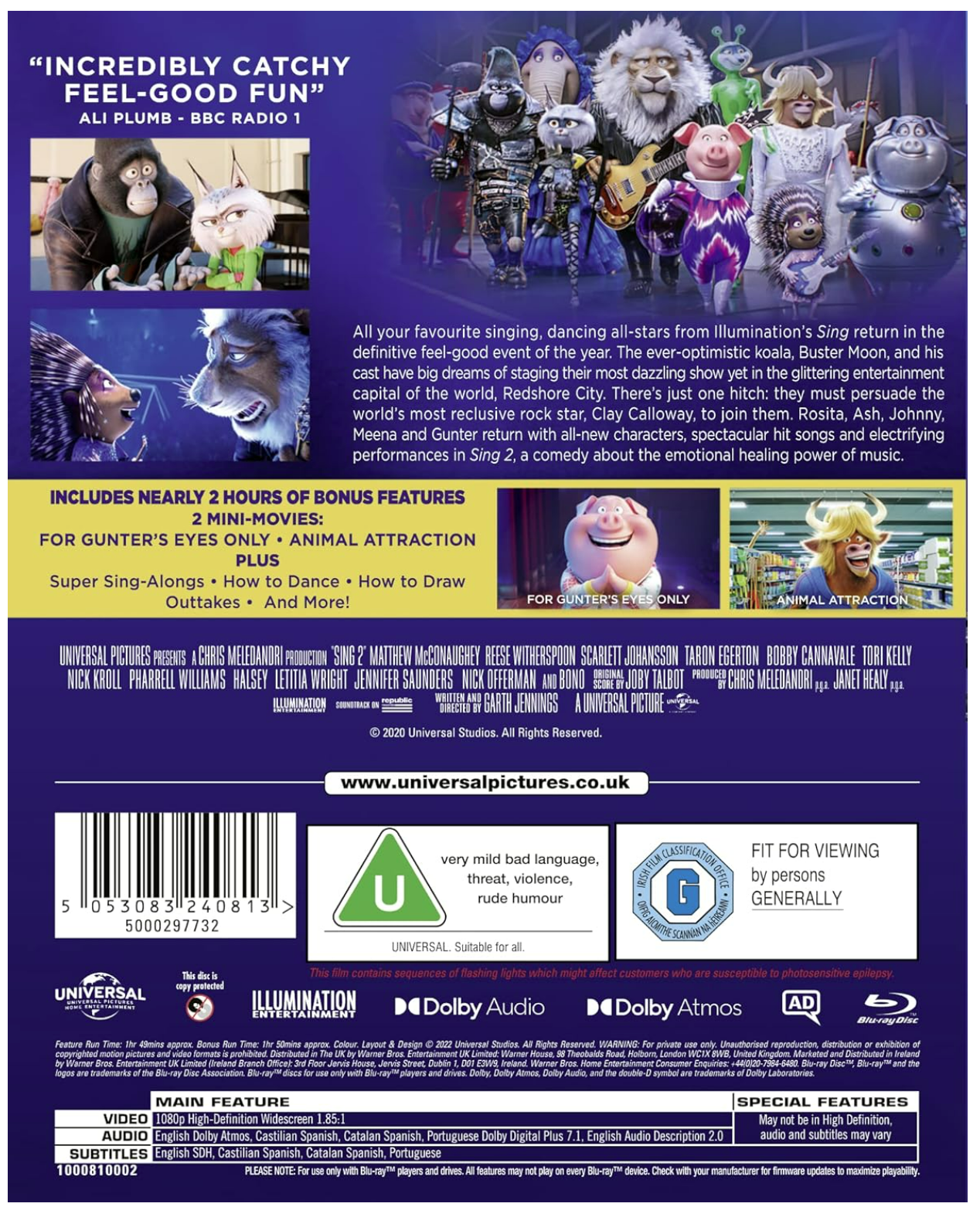 Sing 2 - Blu-ray