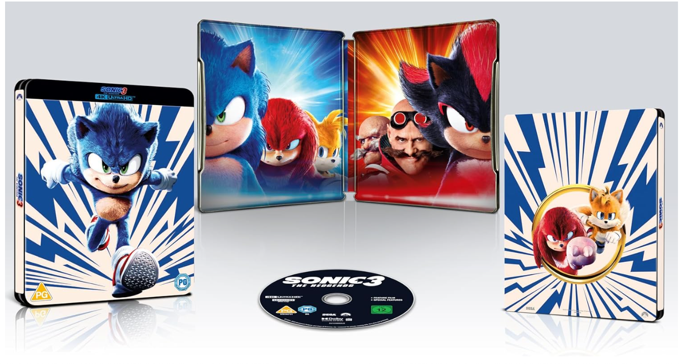SONIC THE HEDGEHOG 3 UHD STEELBOOK 1