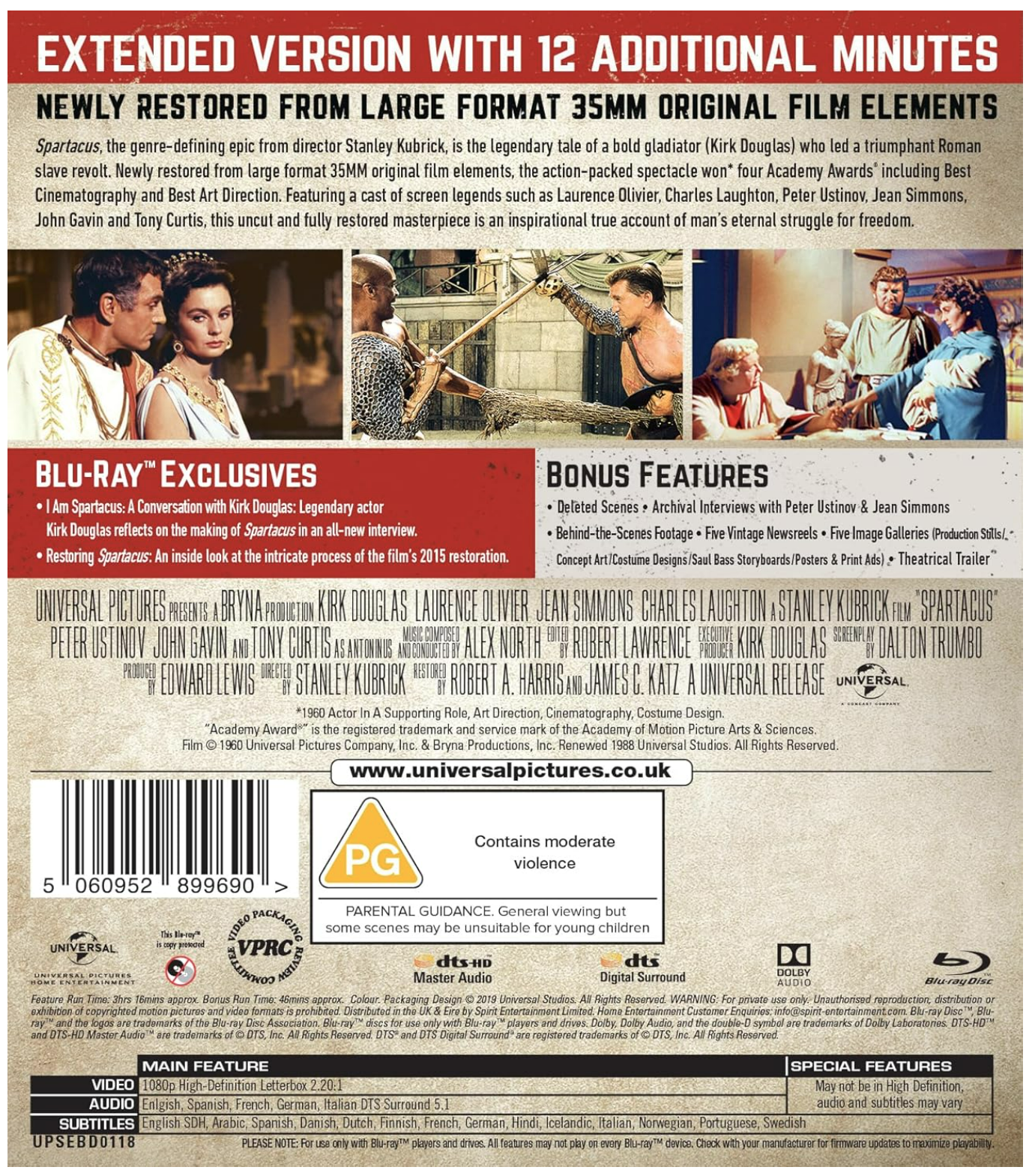 Spartacus - Blu-ray