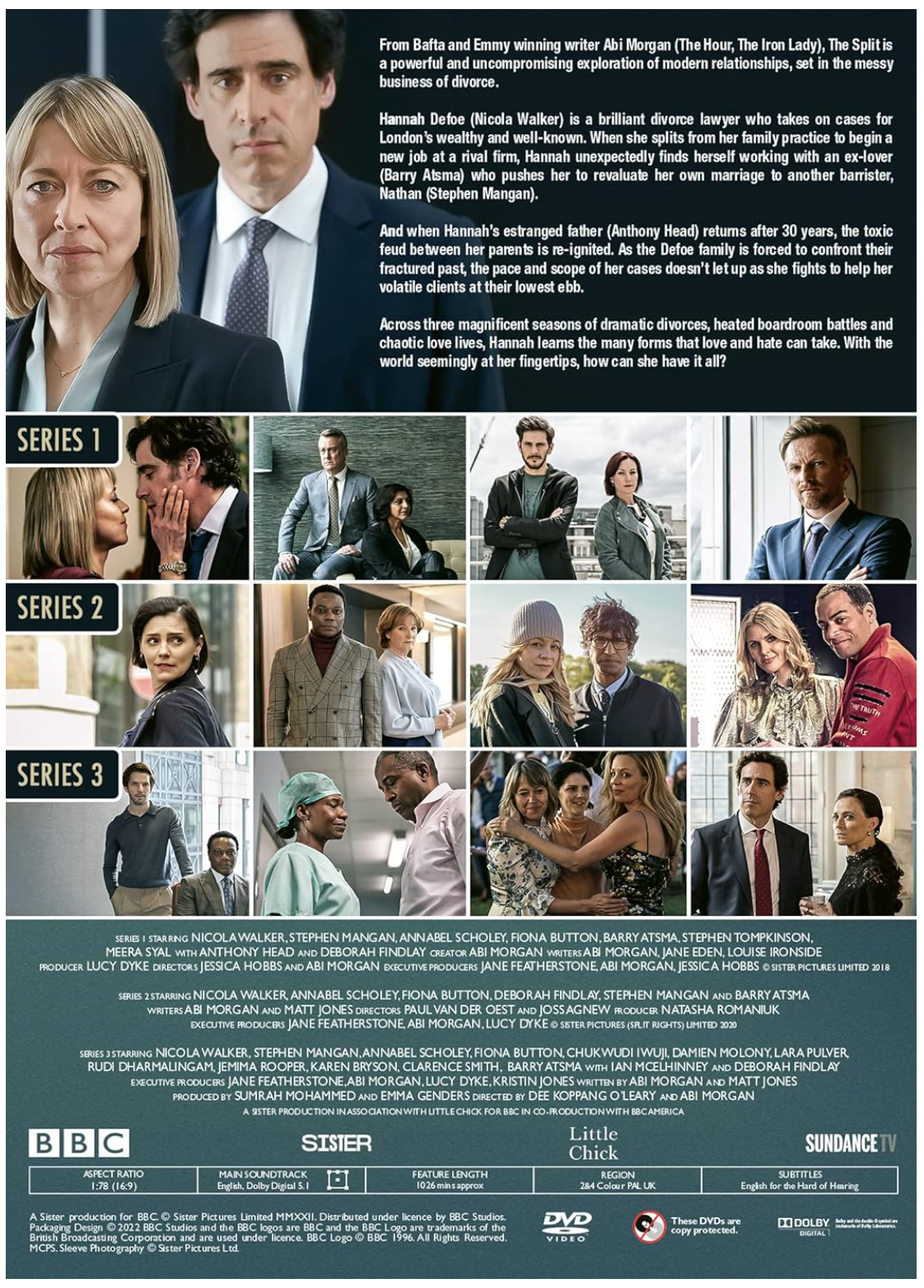 THE SPLIT: SERIES 1-3 - DVD