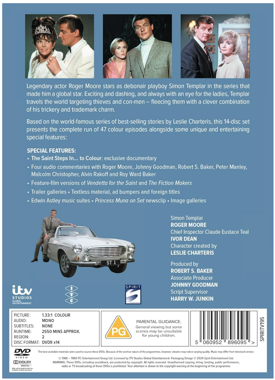 The Saint Complete Colour Series - DVD