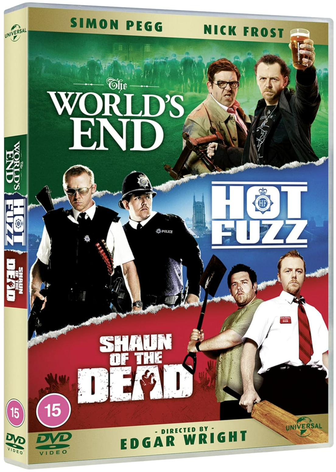 Three Flavours Cornetto Trilogy (Shaun of the Dead / Hot Fuzz / The World's End) - DVD