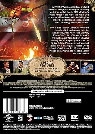JEFF WAYNE'S MUSICAL VERSION OF THE WAR OF THE WORLDS: THE NEW GENERATION