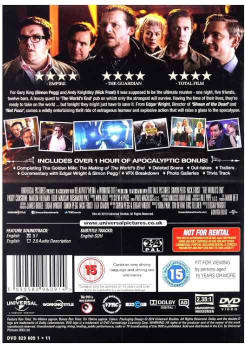 The World's End - DVD