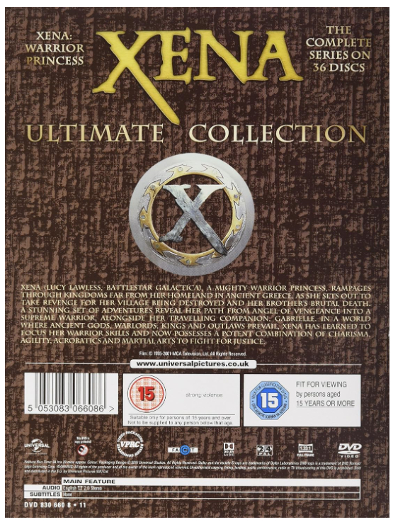 Xena: Warrior Princess: Complete - Series 1-6 - DVD