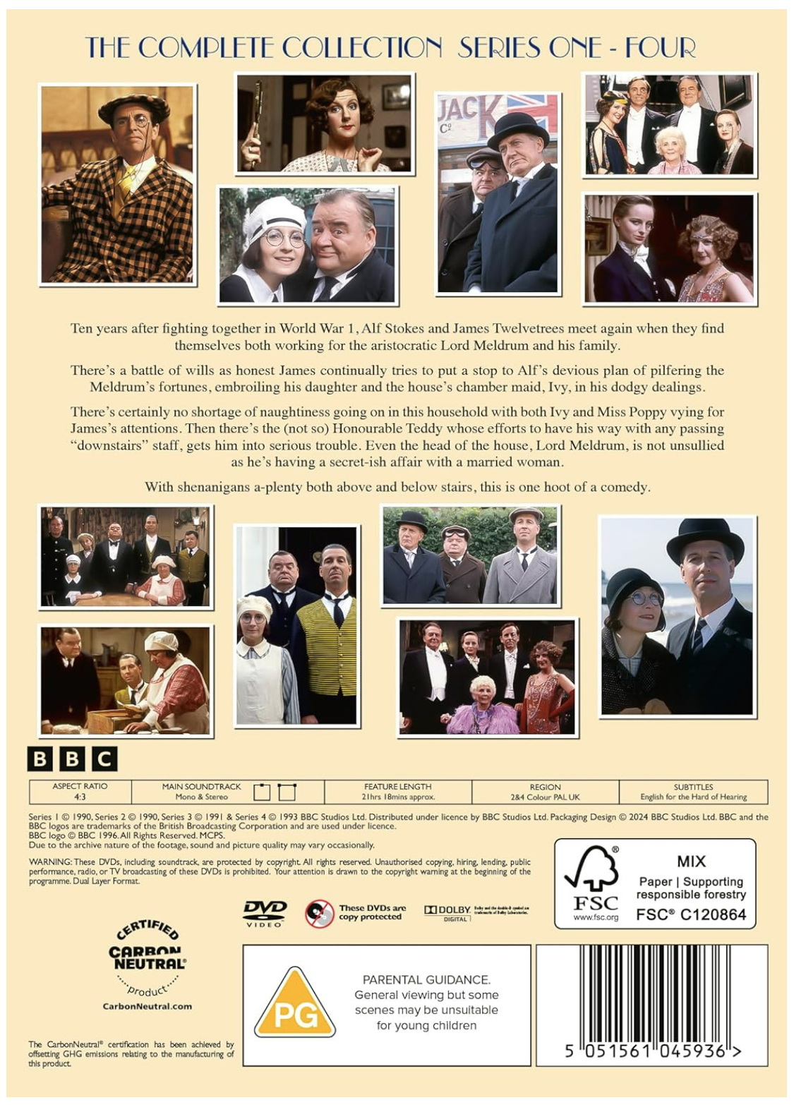 You Rang M'Lord: The Complete Series 1-4 - DVD