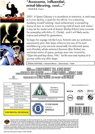 2001 A SPACE ODYSSEY (DVD/S)