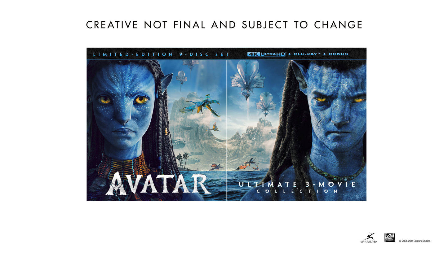 Avatar Ultimate 3 Movie Collection UHD + Blu-ray - Pre-order - TBC