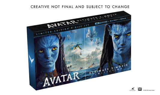 Avatar Ultimate 3 Movie Collection UHD + Blu-ray - Pre-order - TBC