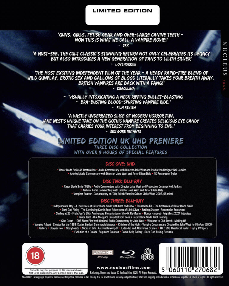 Razor Blade Smile – Limited Edition (4K UHD + 2x Blu-Ray)
