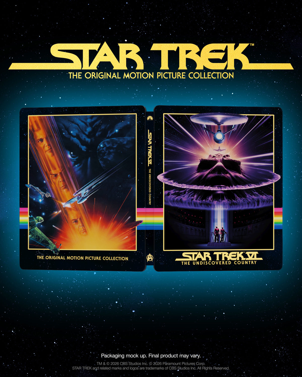 Star Trek: The Original Motion Picture Collection Library Case (1-6) - PRE-ORDER-TBC