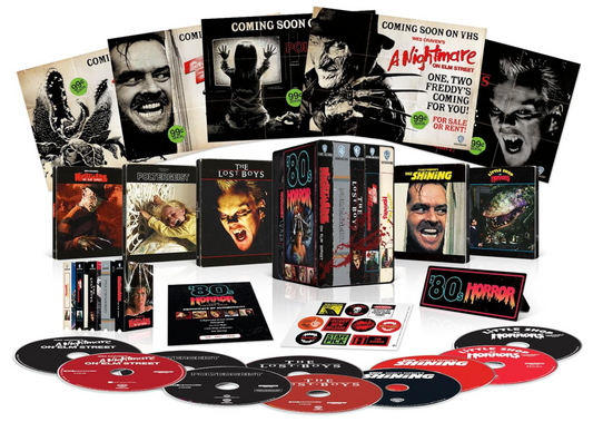 80s Horror SteelBook Library Case UHD - Pre-order 05 October 2026