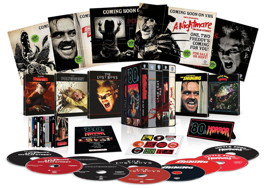 80s Horror SteelBook Library Case UHD - Pre-order 05 October 2026