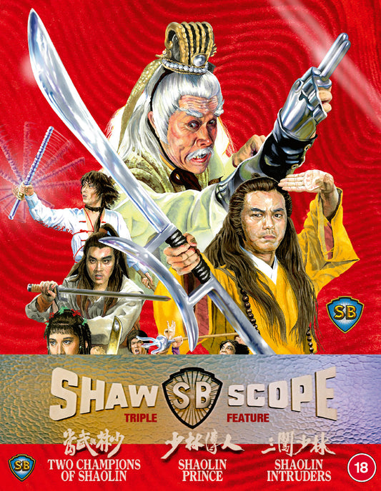 Shawscope Triple Feature-Two Champions of Shaolin / Shaolin Prince / Shaolin Intruders - PRE-ORDER-10-AUGUST-2026