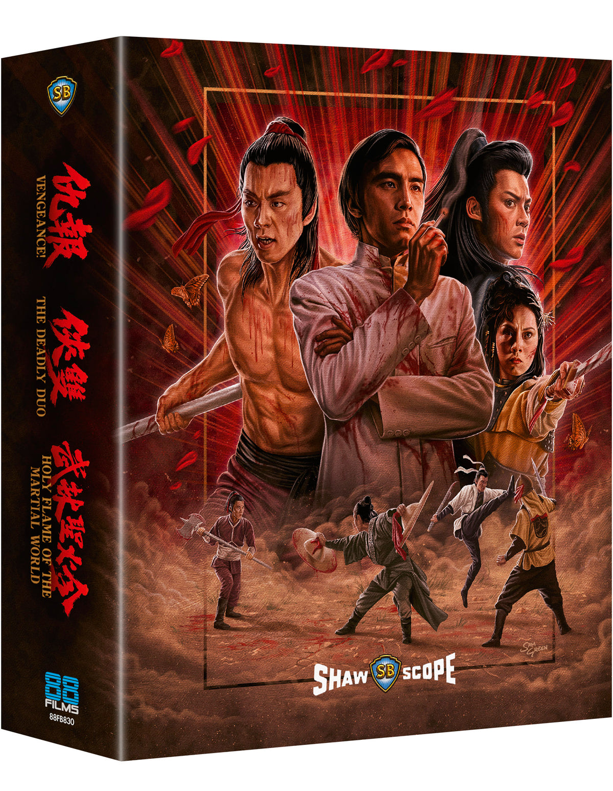 Shawscope Triple Feature – Vengeance / The Deadly Duo / Holy Flame of the Martial World - PRE-ORDER-9-NOVEMBER-2026