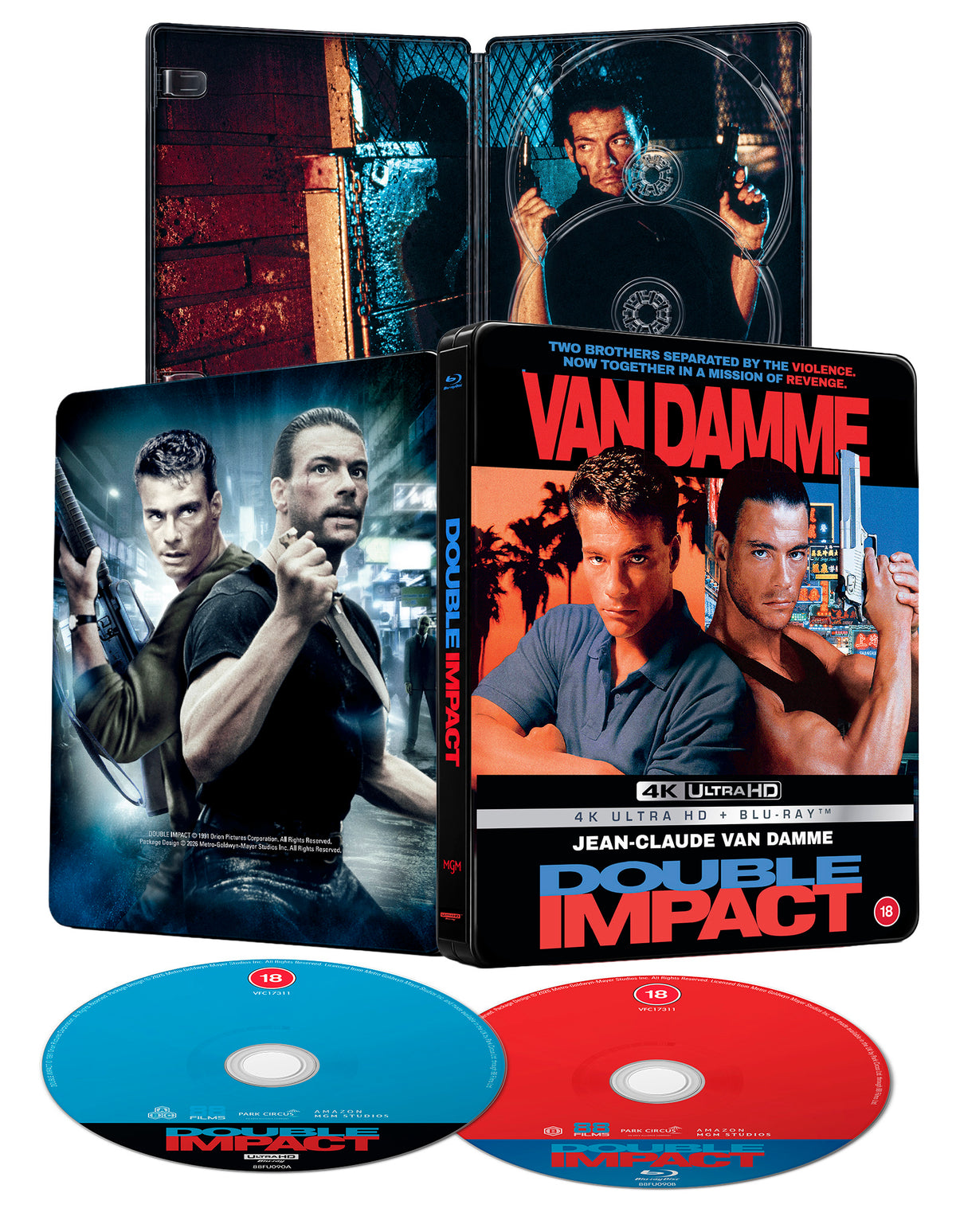 Double Impact STEELBOOK - PRE-ORDER-21-DECEMBER-2026