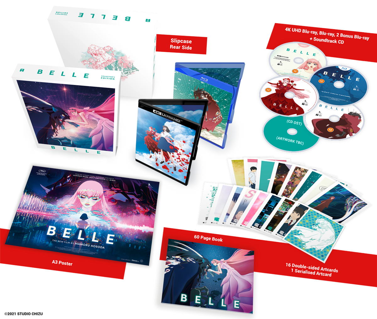 BELLE - 4K UHD + Blu-ray + CD Deluxe Edition
