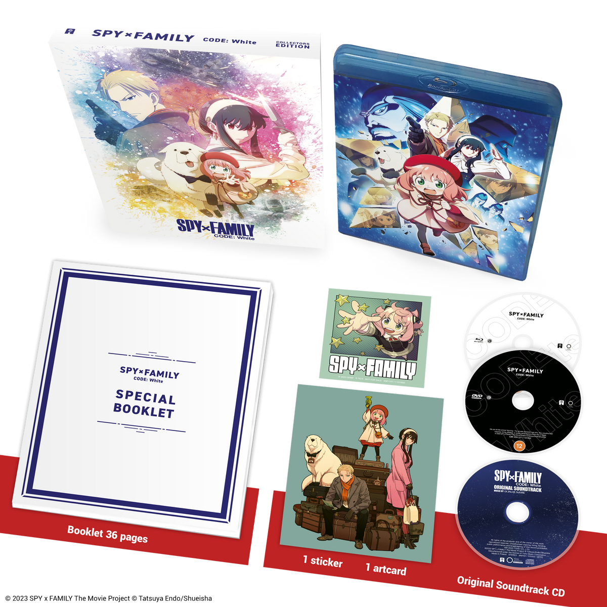 SPY x FAMILY CODE: White - Blu-ray + DVD + CD Collector's Edition