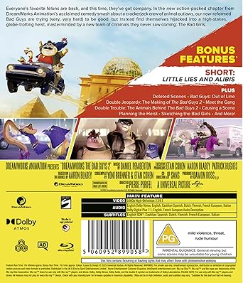 The Bad Guys 2 Blu-Ray - PRE-ORDER-27-OCTOBER-2025