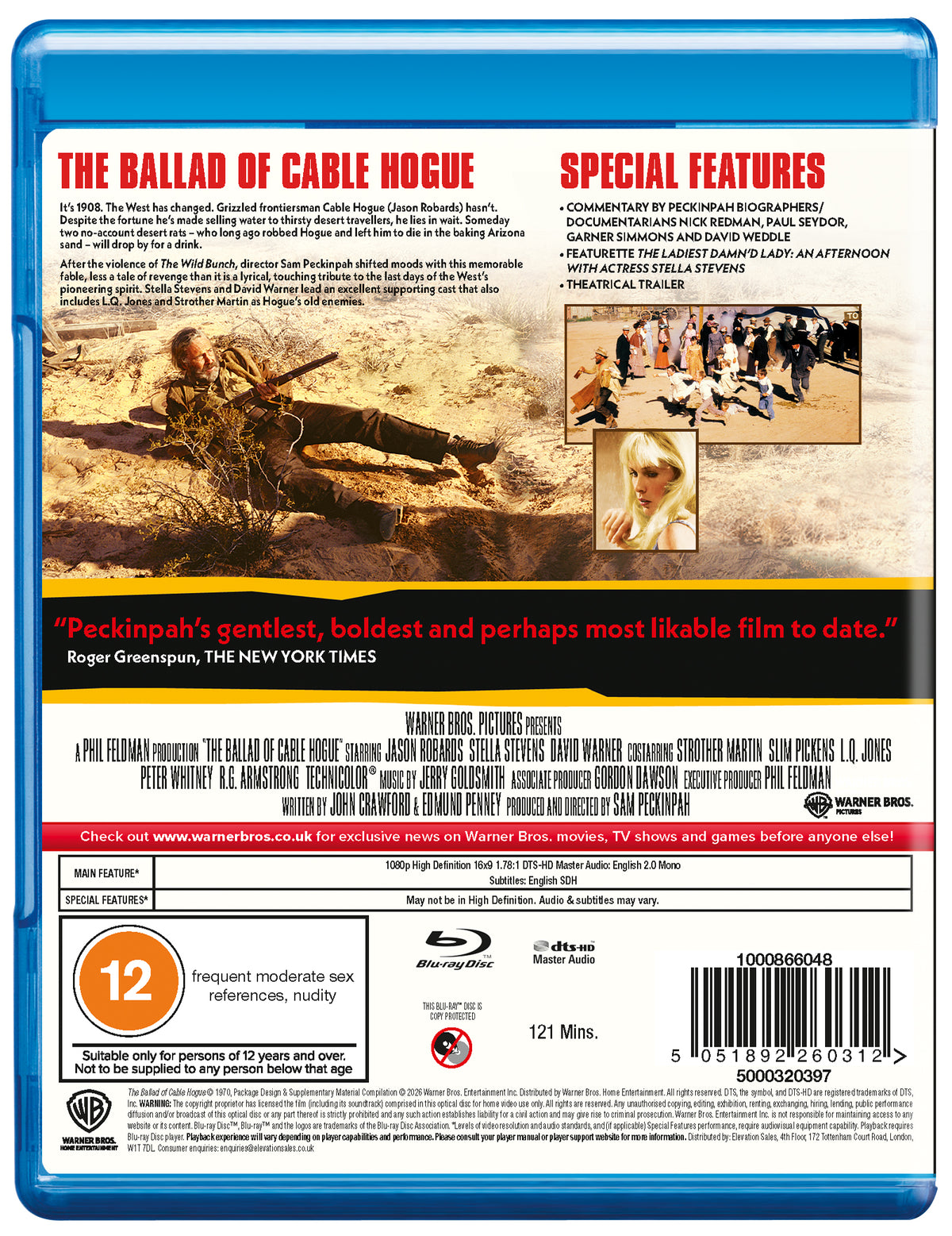 The Ballad of Cable Hogue - PRE-ORDER-19-OCTOBER-2026