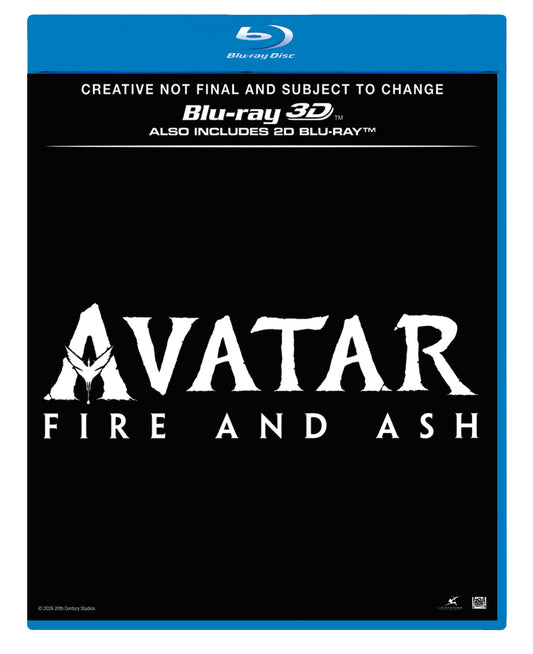 Avatar: Fire and Ash 3D + Blu-ray + Blu-ray Bonus disc - PRE-ORDER-1-JUNE-2026