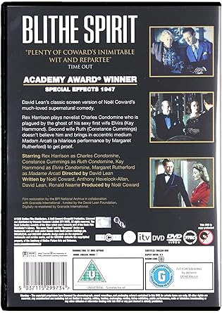 BLITHE SPIRIT RESTORED DVD