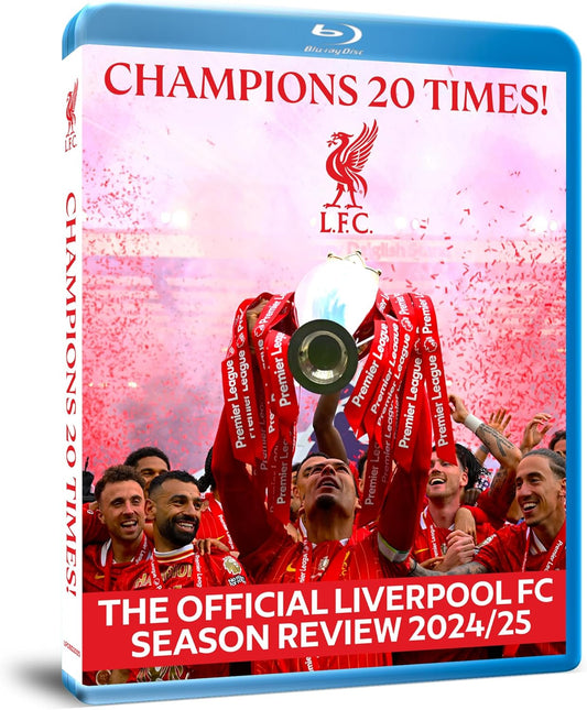 Champions 20 Times! The Official Liverpool FC Season Review 2024/25 [Blu-ray]- PRE-ORDER - 15 SEPTEMBER 2025