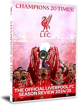 Champions 20 Times! The Official Liverpool FC Season Review 2024/25 DVD- PRE-ORDER - 15 SEPTEMBER 2025