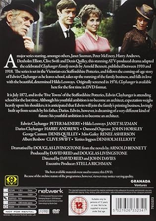 CLAYHANGER -- THE COMPLETE SERIES -- DVD