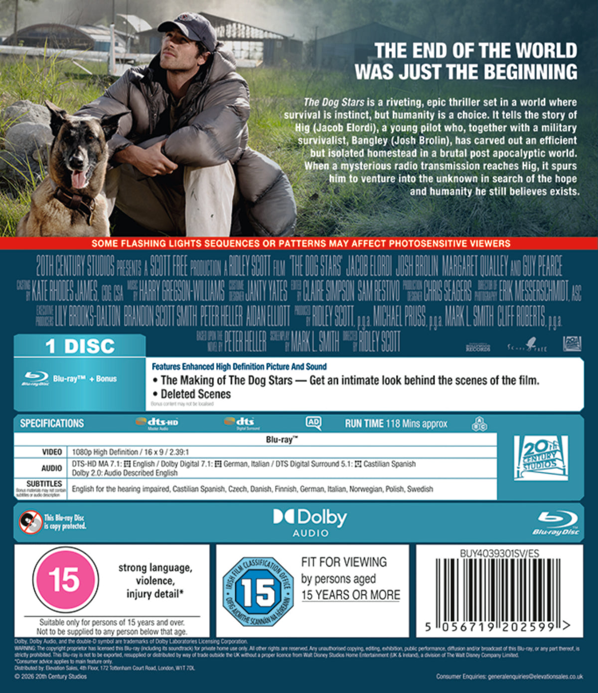 The Dog Stars BLU-RAY - Pre-order-7-December-2026