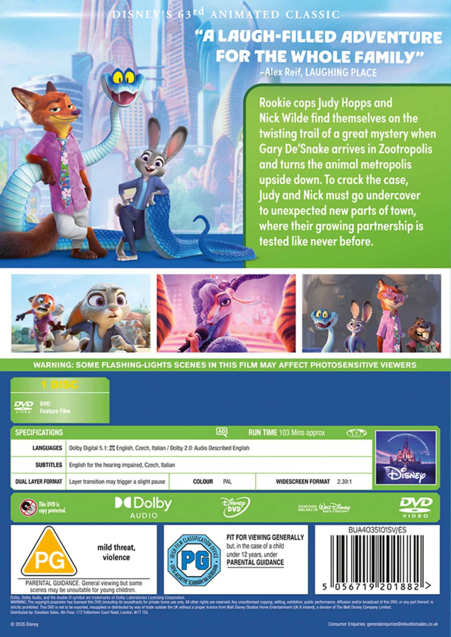 Disney's Zootropolis 2 DVD