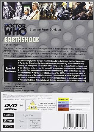 DOCTOR WHO: EARTHSHOCK DVD