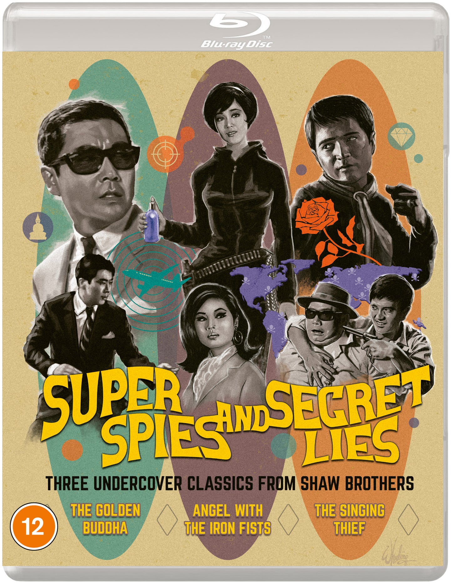 SUPER SPIES AND SECRET LIES: Three Undercover Classics from Shaw Brothers (Eureka Classics) Blu-ray