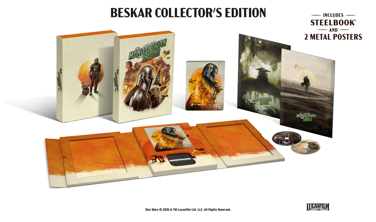 Star Wars: The Mandalorian and Grogu UHD/BLU-RAY Beskar Collector's Edition.- PRE-ORDER-5-OCTOBER-2026