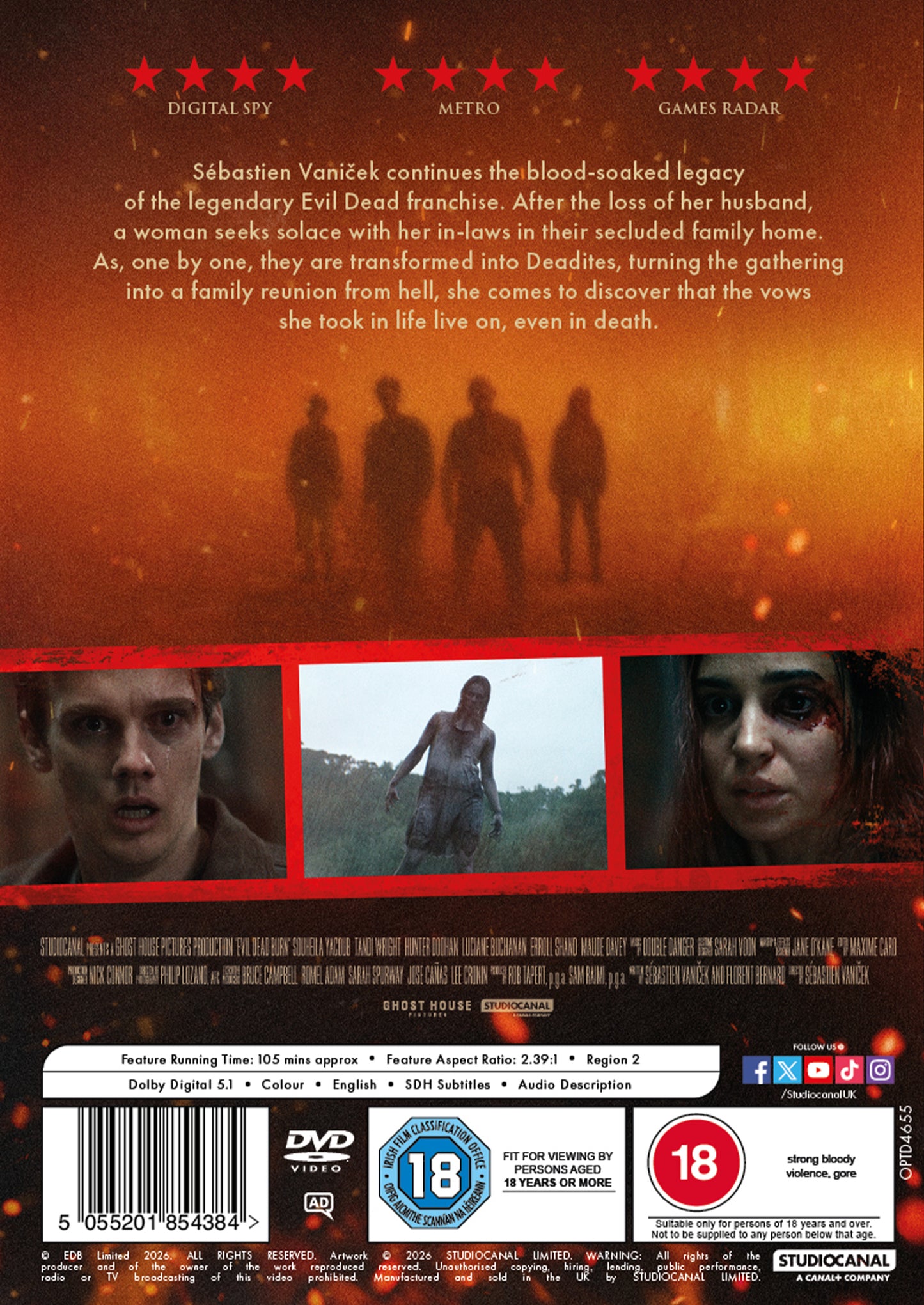 Evil Dead Burn DVD - Pre-order 12-OCTOBER-2026