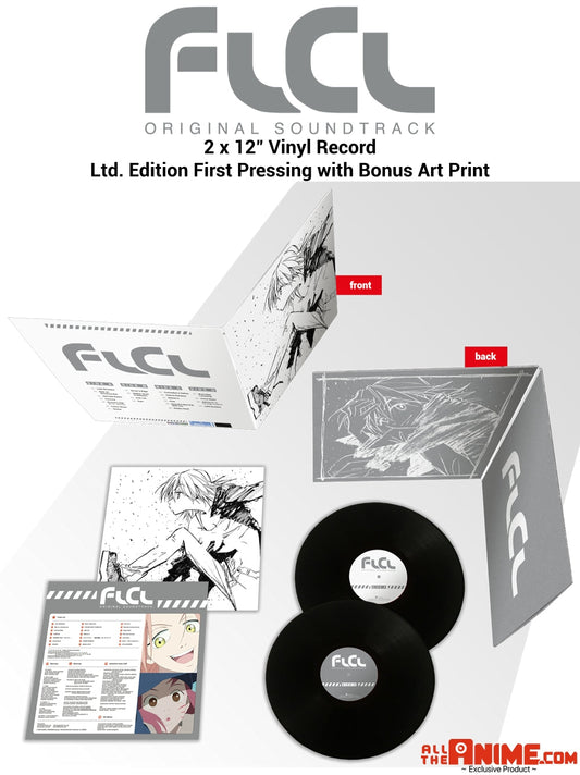 FLCL soundtrack - Vinyl (2 x 12" LP) Limited Edition (First Pressing w/ Bonus Art Print)