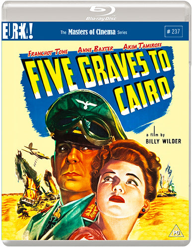 FIVE GRAVES TO CAIRO (Masters of Cinema) Blu-ray