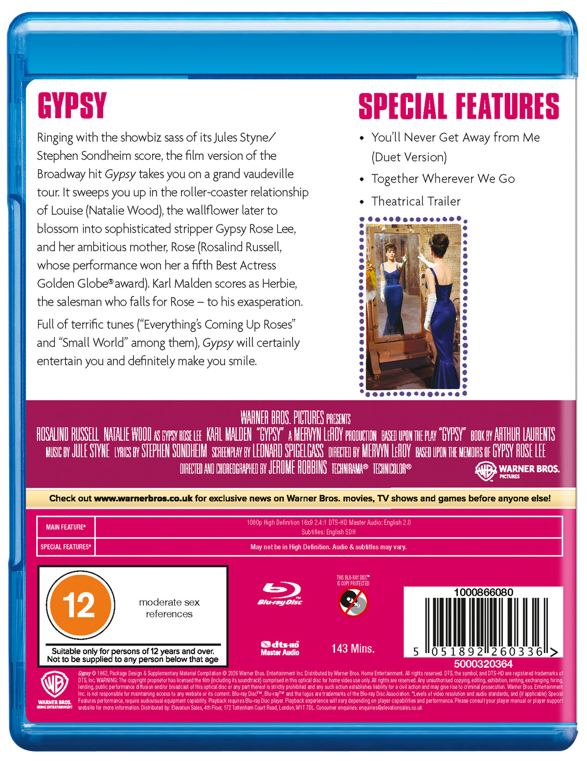 Gypsy (1962) - PRE-ORDER-19-OCTOBER-2026