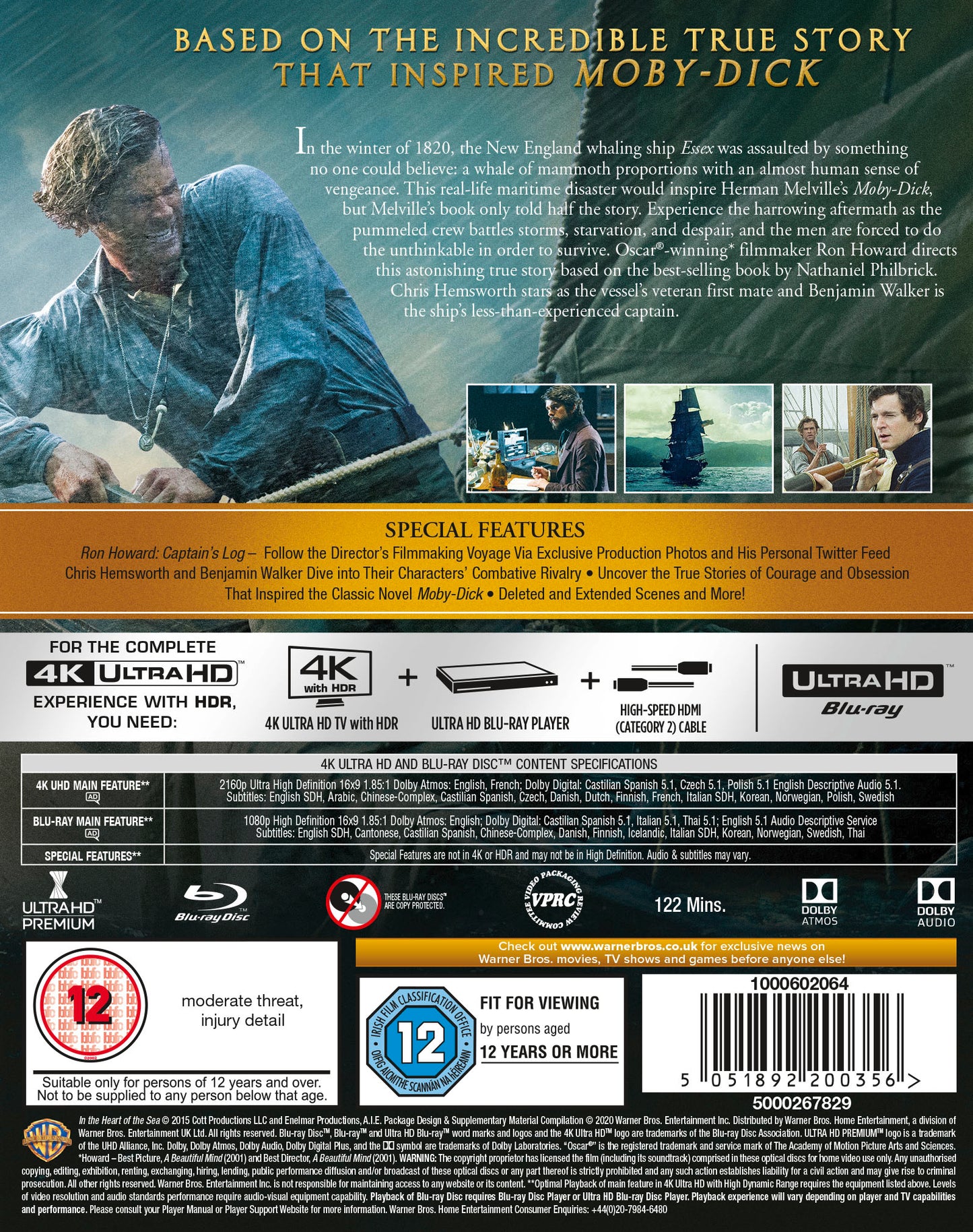 IN THE HEART OF THE SEA UHD