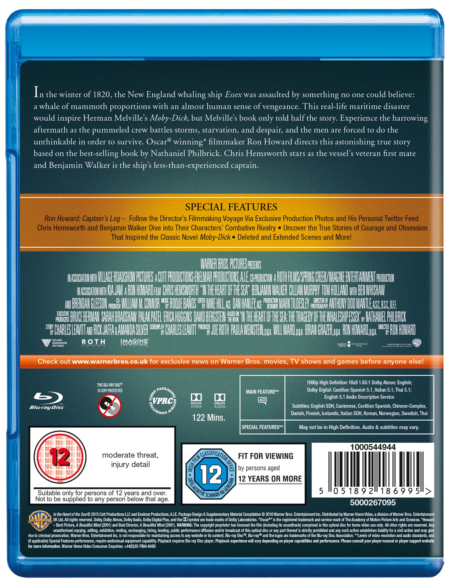 IN THE HEART OF THE SEA BD