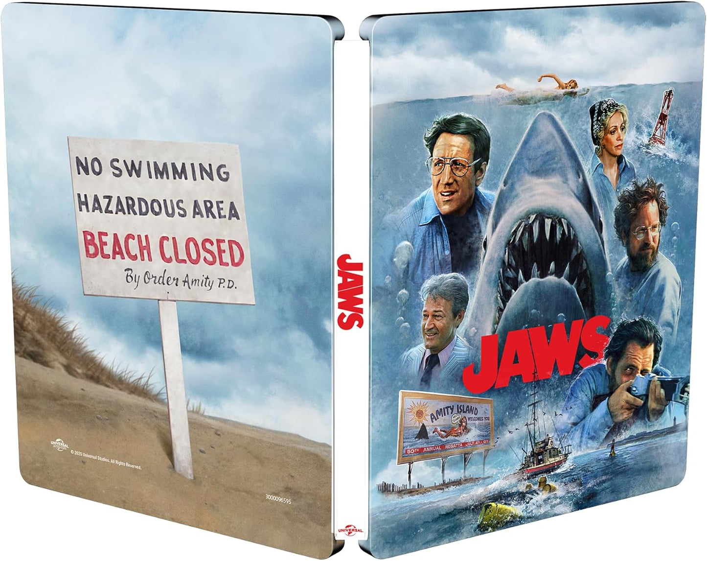 Jaws 50th Anniversary 4K UHD & Blu-Ray Steelbook