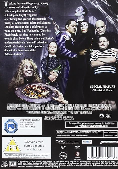 THE ADDAMS FAMILY (1991) - DVD