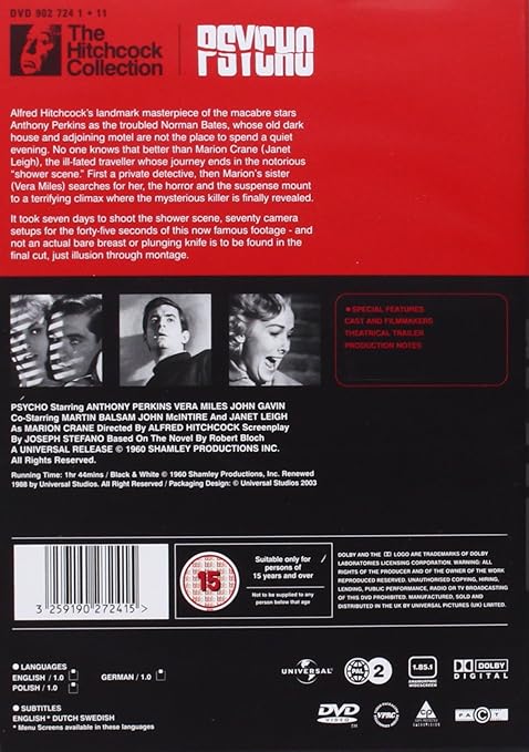 HITCHCOCK ESSENTIAL COL. DVD