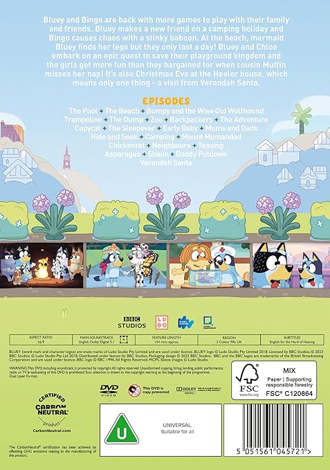BLUEY: CAMPING & OTHER STORIES-DVD