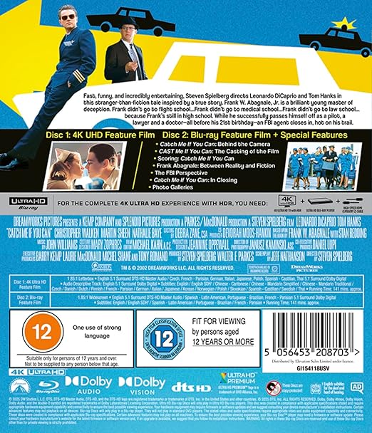 Catch Me if You Can UHD+BD