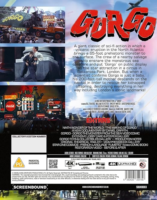 Gorgo - Limited Edition 4K UHD (2000 Copies Numbered)