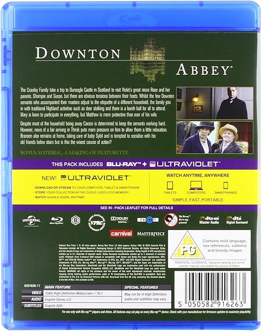 DOWNTON ABBEY JOURNEY TO HIGHLANDS BD