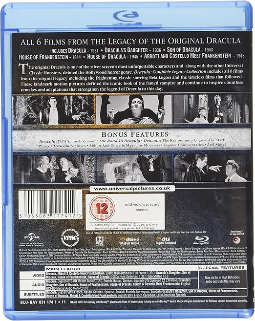 Dracula: Complete Legacy Collection Blu-ray