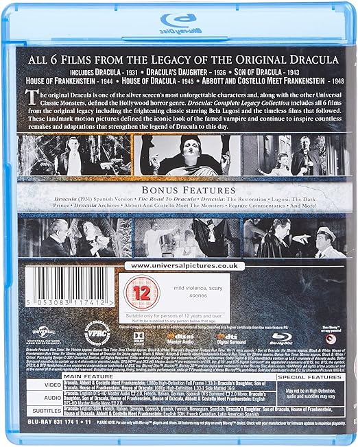 Dracula: Complete Legacy Collection Blu-ray